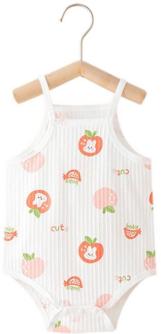 베베니즈 유아용 통기성 여름느낌 순면 끈나시 바디슈트