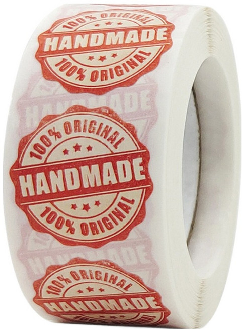 길그리 빈티지 핸드메이드 원형 롤스티커 3.8cm 500p, 1개