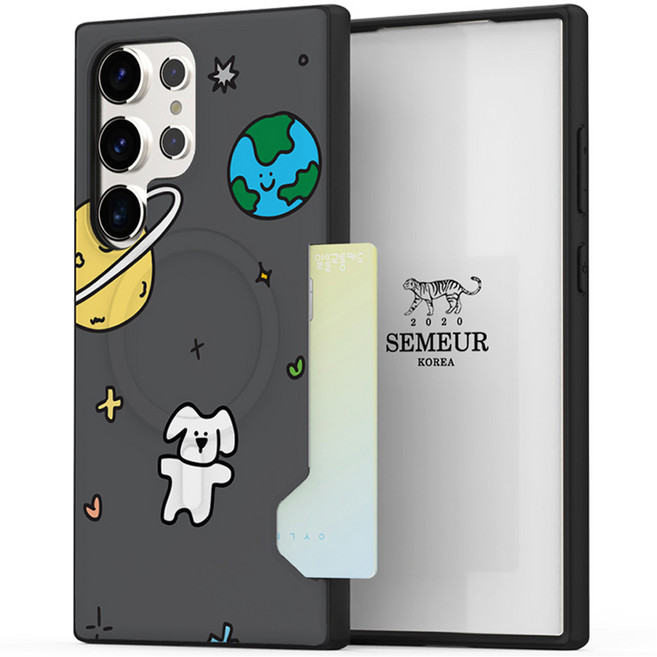 케이스퍼시픽 우주먼지 맥세이프 카드 2장수납 휴대폰 케이스