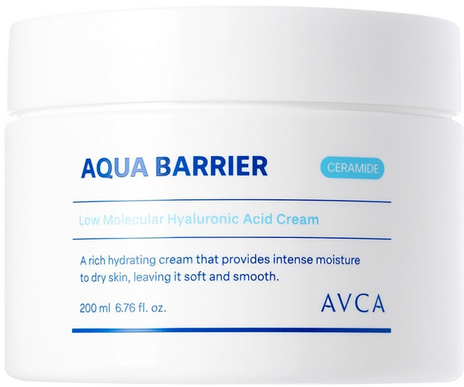 아브카 아쿠아 베리어 저분자 히알루론산 페이셜 고수분 크림, 200ml, 1개