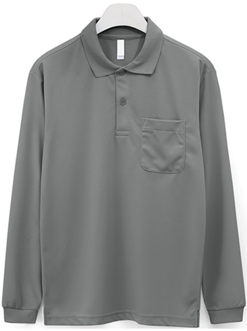 남녀공용 드라이쿨론 냉감 통기성 카라긴팔티 MDLT894TS