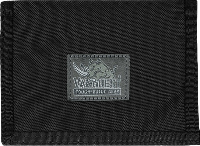 VANQUEST Cash GEN 3 RFID 防盜安全錢包 黑色