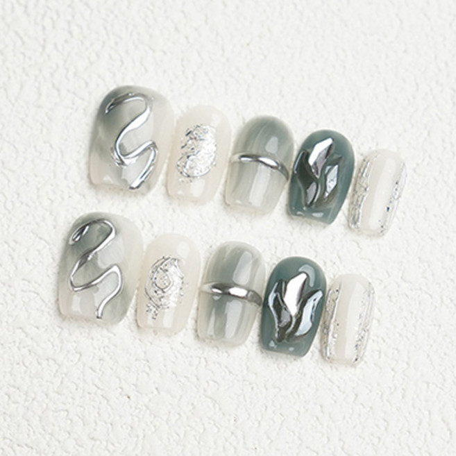 마켓감성 달콤설탕 네일팁 10p 세트, 1개, NO 17