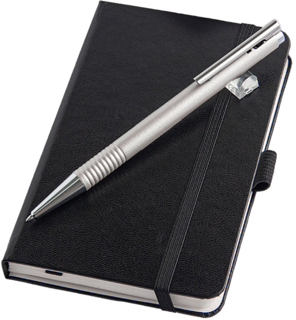 LAMY 볼펜 로고 206 볼펜 + 노트 세트, 펄, 1개