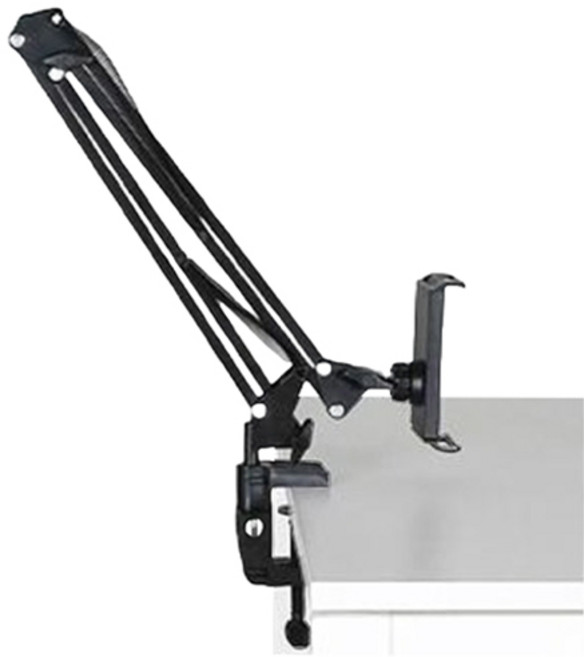 마켓비 EZFOL 스마트기기 클램프형 접이식 거치대 KS2285MBF, 블랙, 1개, P000BNEJ