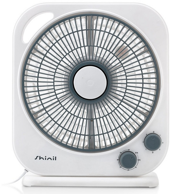 신일 박스형 탁상용 선풍기, SIF-CN10F, 연그레이