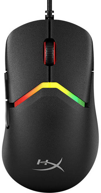 HYPERX PulseFire Saga 有線電競滑鼠, 黑色, A2PB3AA