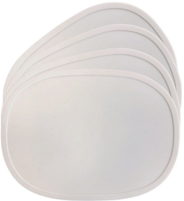 디아르 플래티넘 실리콘 컵받침, 오트밀베이지, 4개