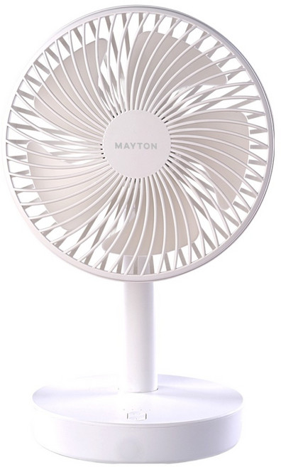 메이튼 에어사인 BLDC 무선 탁상용 선풍기, MT83249, 화이트