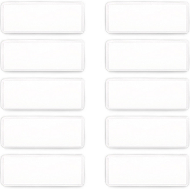 비에이비오 런닝맨 이름표, 화이트, 10개