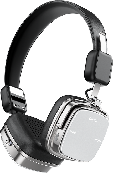 dope RetroTune 노이즈 캔슬링 감성 메탈 블루투스헤드폰, 블랙, L6