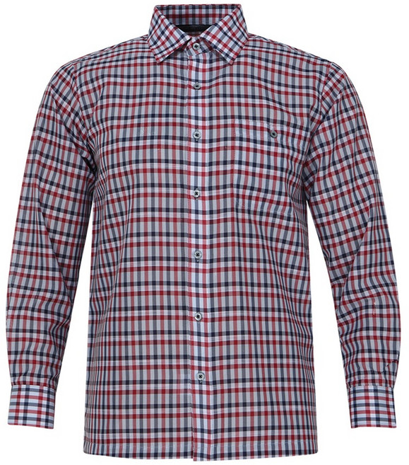 페라어스 남성용 배색체크 오픈 카라셔츠 GCTM5DJ2285