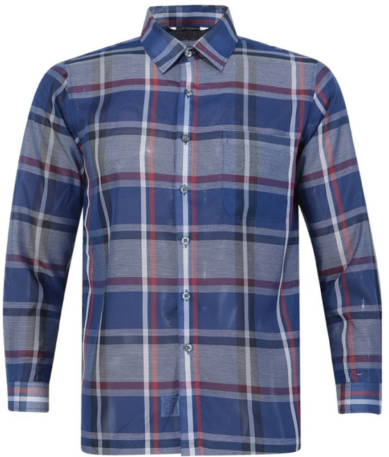 페라어스 남성용 세련체크 울 여름 남방셔츠 GCTM5AJ2505