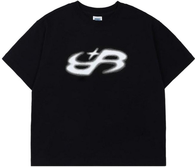 베리클로젯 남아용 통기성 스프레드 워드 반팔 티셔츠