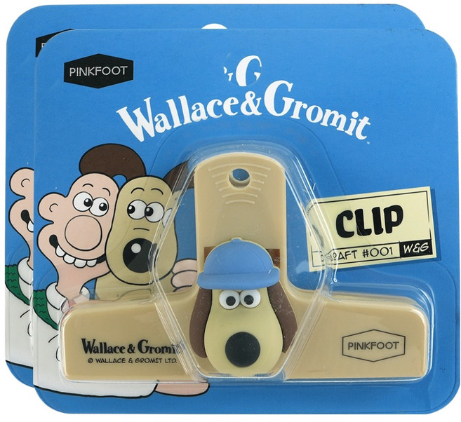 핑크풋 W 앤 G 캐릭터 집게, 베이지, 2개