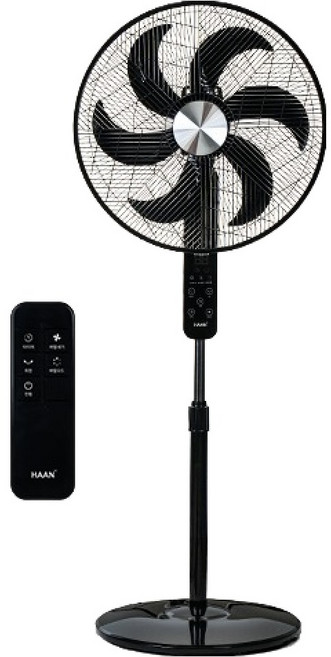 한경희생활과학 한경희 이지라이프 키높이 스탠드 선풍기 50cm + 리모컨 세트 -SF1100, HAAN-SF1100