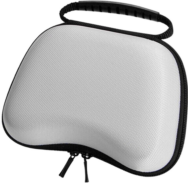 호후 플스5 PS5 듀얼센스 휴대용 EVA 듀얼가드 케이스, 화이트, 1개