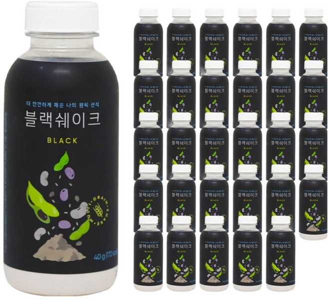 원픽선식 블랙쉐이크, 40g, 30개