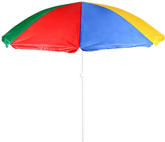 싸파 색동 2단 파라솔, 오색