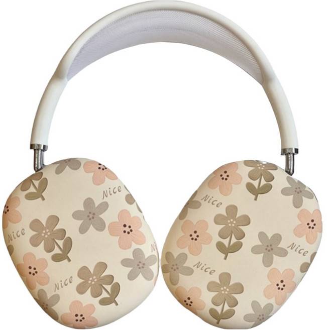 알로데 클래식 매트 에어팟맥스 케이스 세트, NO.03 베이지플라워