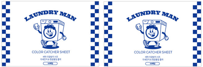 런드리맨 이염방지 시트, 2개