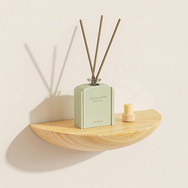 고급 인테리어 무지주 우드 벽선반 BRP075, 메이플, 1단