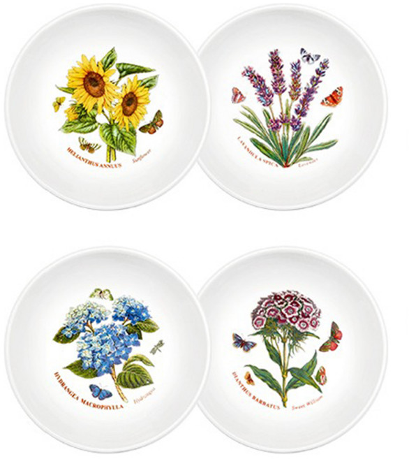 포트메리온 보타닉가든 에칭 밥공기 4p 세트, 랜덤발송, 1세트