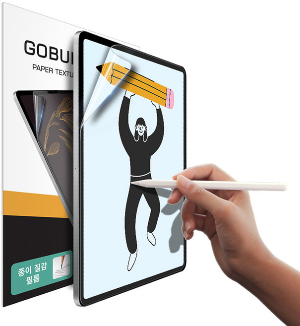 고부기 고플렉스 페이퍼 텍스쳐 액정보호필름 세트, 혼합색상, 1세트