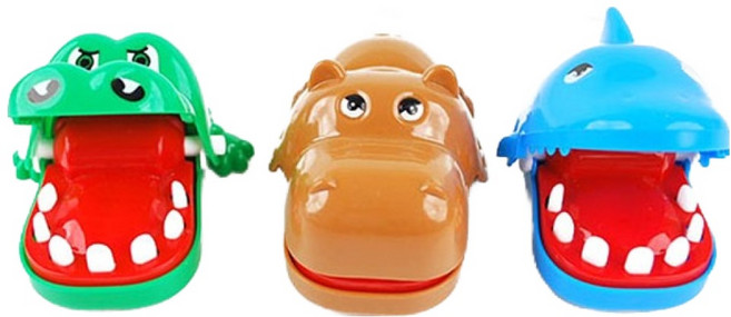 퍼줌 이빨 랜덤 게임기 키링, 랜덤 발송, 3개