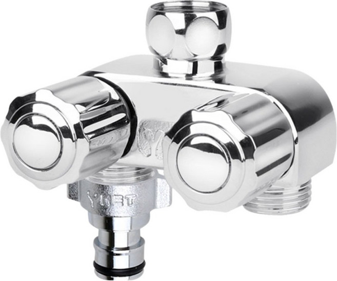 와이넷 세탁기 수도꼭지 분배기 프로 + 커플링 세트, 1세트