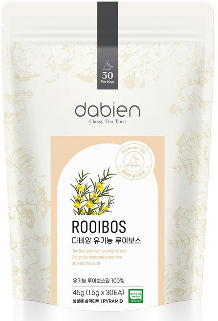 다비앙 유기농 루이보스 티백, 1.5g, 30개입, 1개