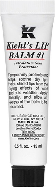 키엘 립밤 넘버 1, 1개, 15ml, 무향