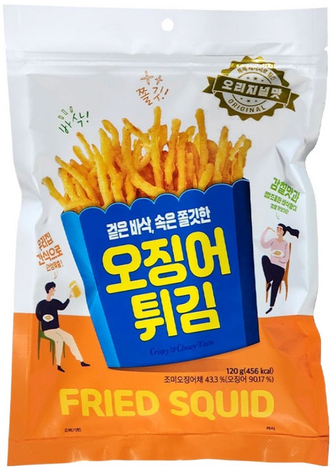 정화식품 오징어 튀김, 120g, 1개
