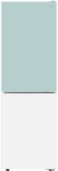 쿠오레 글라스 콤비 152L 2도어 냉장고 방문설치, CGR-152BE