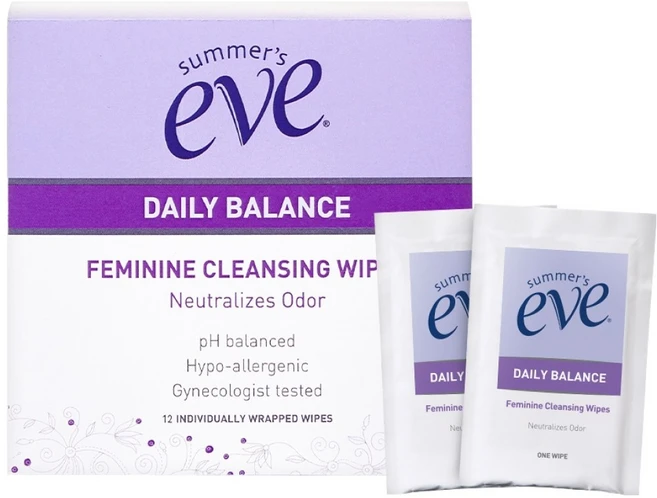 썸머스이브 데일리 밸런스 페미닌 클렌징 와입스 12p, 42g, 1개 - 쿠팡