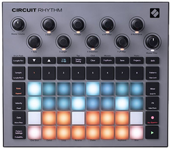 노베이션 그루브박스 샘플러, 1개, 혼합색상, Circuit Rhythm