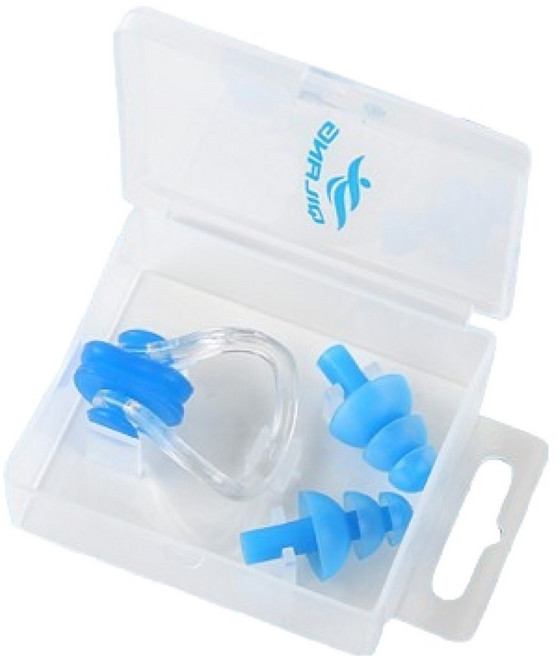 QILANG 마르퀴스 수영 귀마개 코마개 세트, 1세트