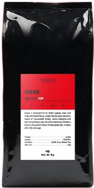 프리미어스 루즈티 아쌈 홍차, 1kg, 1개, 1개입