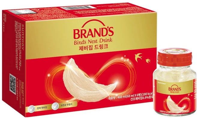 SUNTORY BRANDS 제비집 드링크, 6개, 68ml - 쿠팡