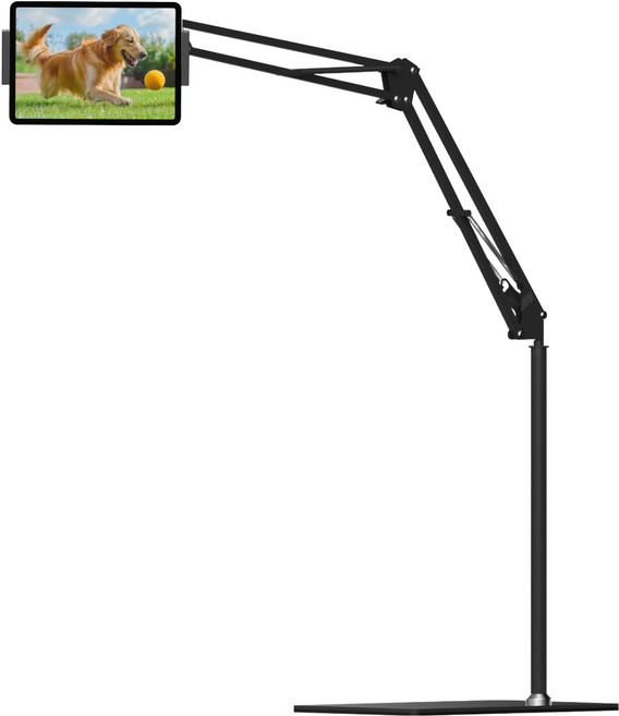 제이원 스마트폰/태블릿 침대 거치대, 블랙, 1세트, JW-STND100