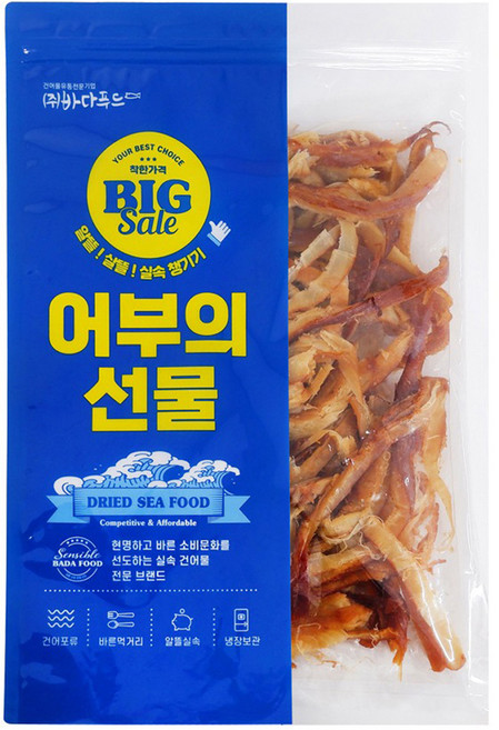 바다푸드 바베큐 조미오징어, 150g, 1개