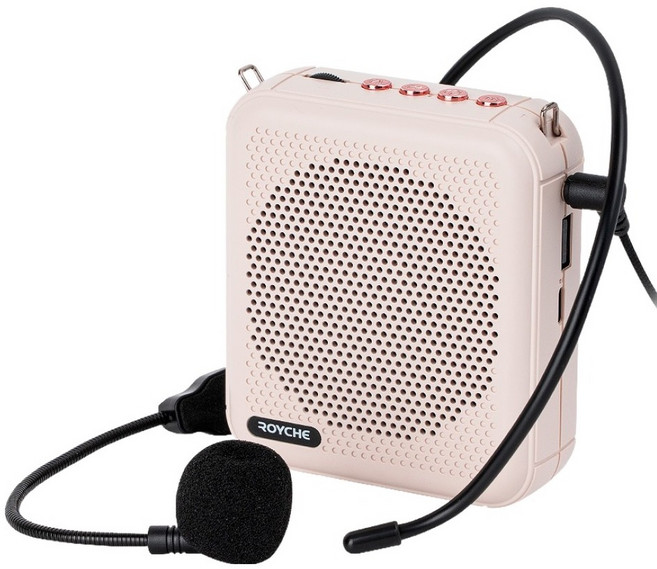 로이체 유무선 헤드마이크 블루투스 앰프, BTS-300M IV, 아이보리