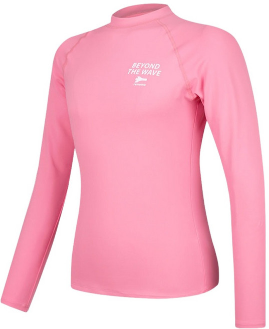 레노마 수영복 여성용 인조이 라운드 래쉬가드 RN-CS2F552