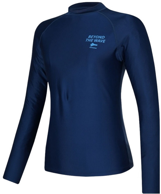 레노마 수영복 여성용 인조이 라운드 래쉬가드 RN-CS2F552