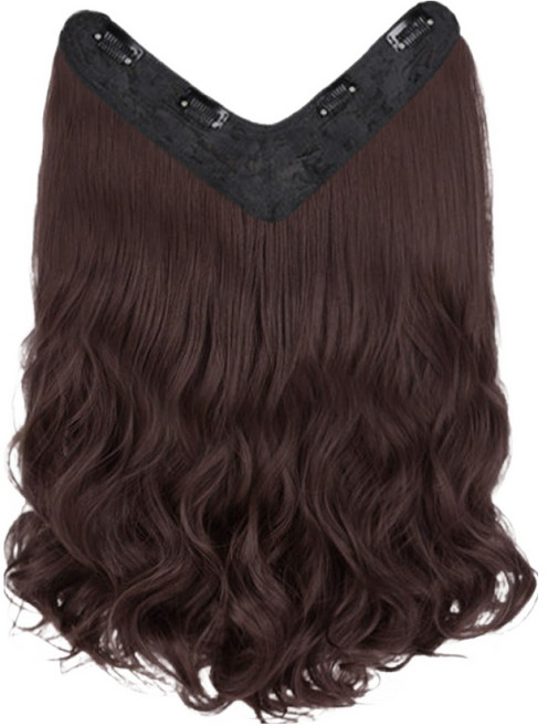 난리시스터즈 헤어피스 워이브 가발 붙임머리 40cm, 다크브라운, 1개