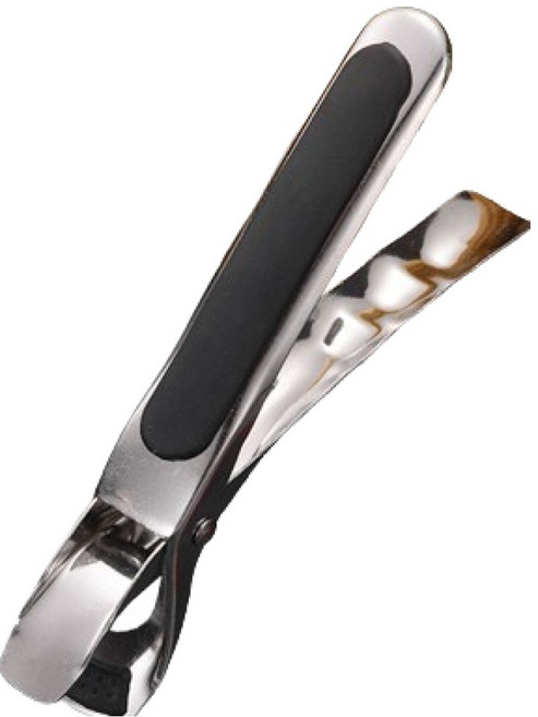 데일리픽 다용도 미끄럼 방지 내열 그릇 집게, 블랙, 1개