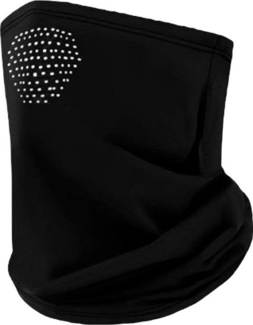 HNEX 귀걸이 스포츠 쿨마스크, 블랙, 1개