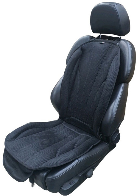 노블맨 토네이도 차량용 20팬 여름 쿨링 통풍시트 바람방석 12V 24V 겸용, 블랙, 1개