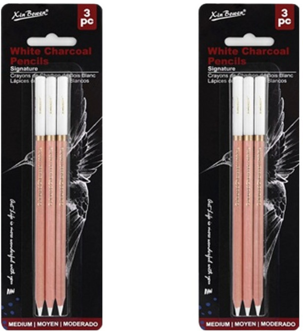신보웬 화이트드로잉 펜슬 3p, B, 2개