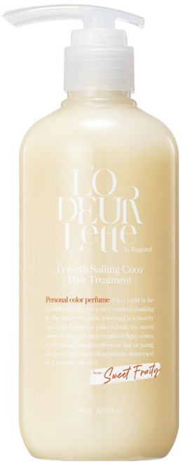 로더렛 인 잉글랜드 컬러핏 세일링 코코 헤어 트리트먼트, 500ml, 1개